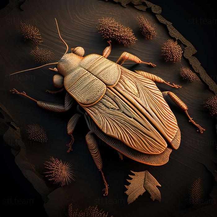 3D модель Hydraena serripennis (STL)